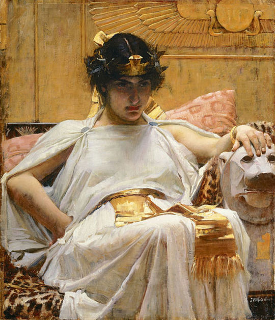 01 Cleopatra (1888) by John William Waterhouse