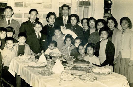 舊時家族成員受洗後舉行的「肥茶」聚會。