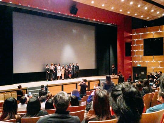 澳門電影《骨妹》一眾演員及導演出席「澳門國際影展暨頒獎典禮」首映。