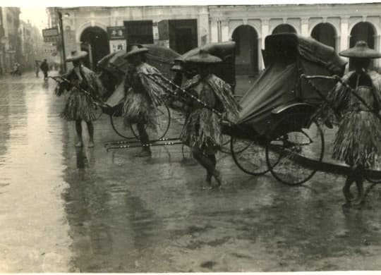 雨中三輪車  約20世紀中期  民政總署