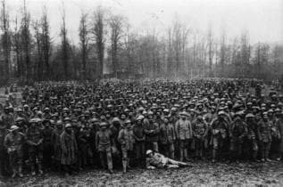 利斯戰役中被德軍俘虜的葡國士兵，人數約在6,500人。（圖片來源：維基百科）