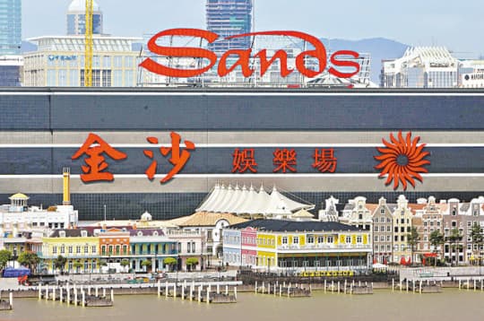 **ADVANCE FOR WEEKEND EDITIONS, MARCH 3-4** FILE ** Las Vegas Sands casino sits behind the Fishermans Wharf in Macau,in this Feb. 7, 2006 file photo. Macau - the only place in China where casinos are legal - says it's just getting started. More casinos, malls, convention centers, resorts and thousands of hotel rooms are being built in the city - about one-sixth the size of Washington, D.C.  (AP Photo/Kin Cheung, file)