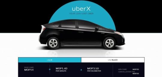Uber去年推出UberX服務，以低價搶客。