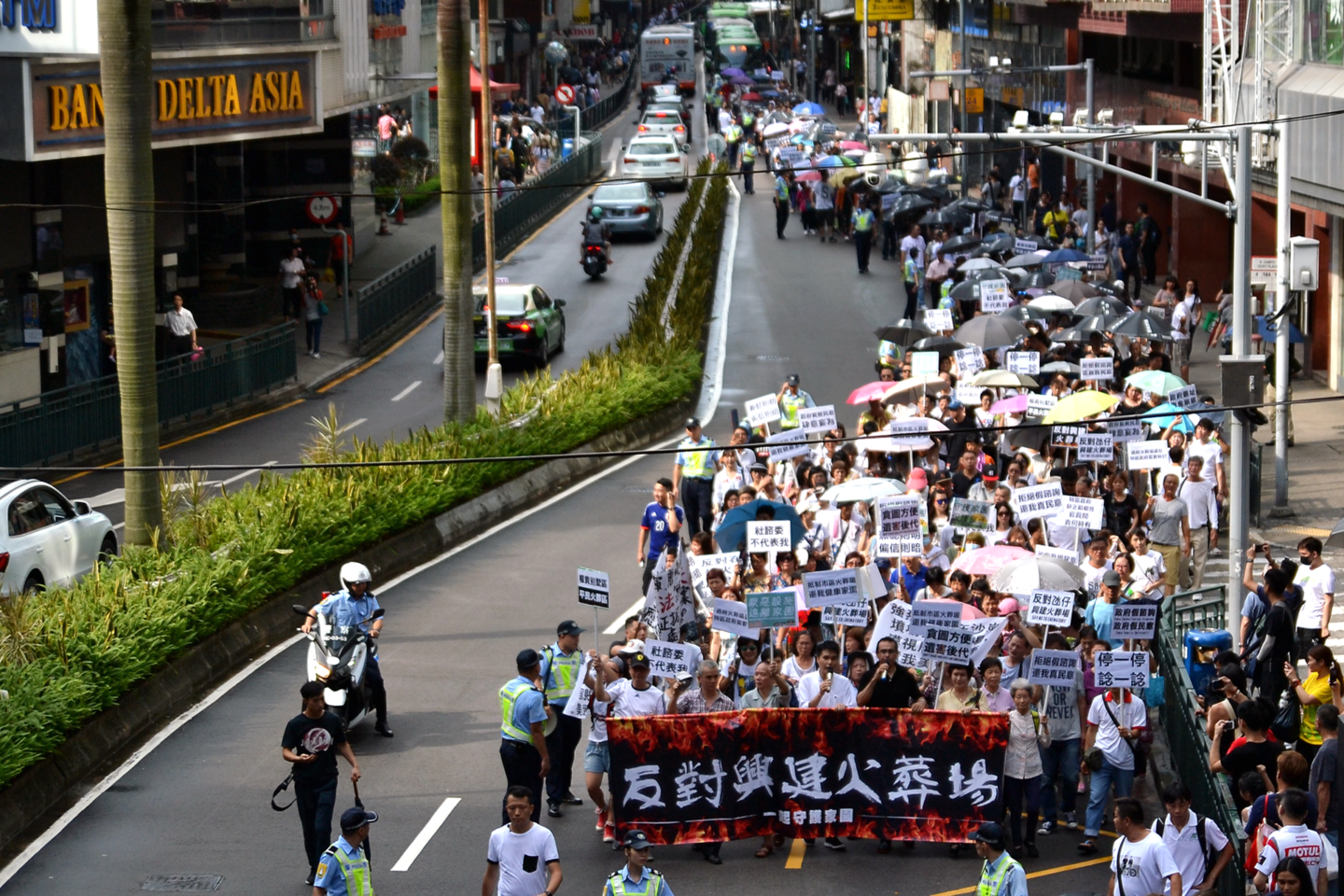 居民自發遊行反對興建火葬場 論盡媒體allaboutmacau Media