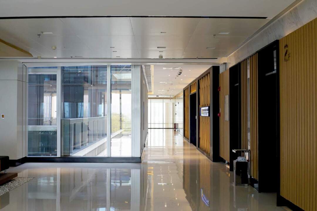 記者曾到中醫藥科技產業園內，當時科研總部大樓內部的公共區域基本上無人經過，顯得十分空曠。