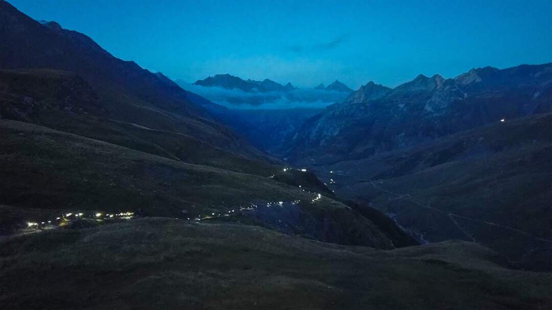 Mont Blanc山路上的星星點點。相片由受訪者提供