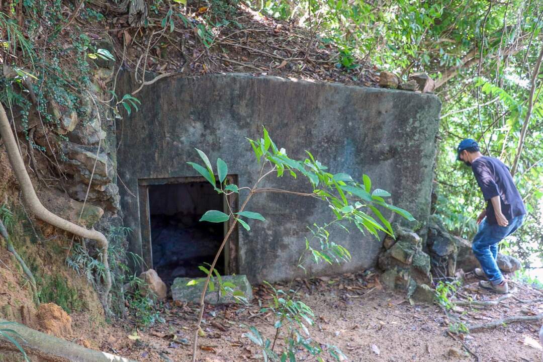 一些碉堡隱身在山林間，不易被發現。