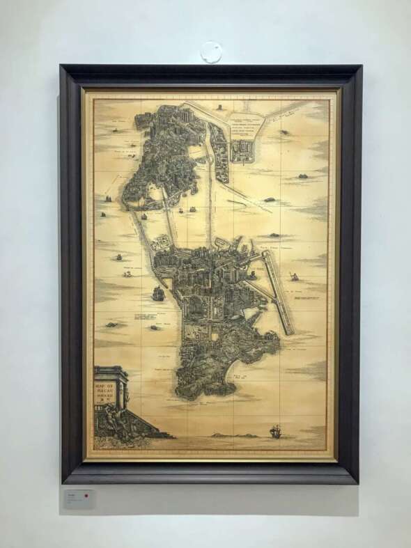 霍凱盛的作品描繪出自己對澳門與世界的觀察。