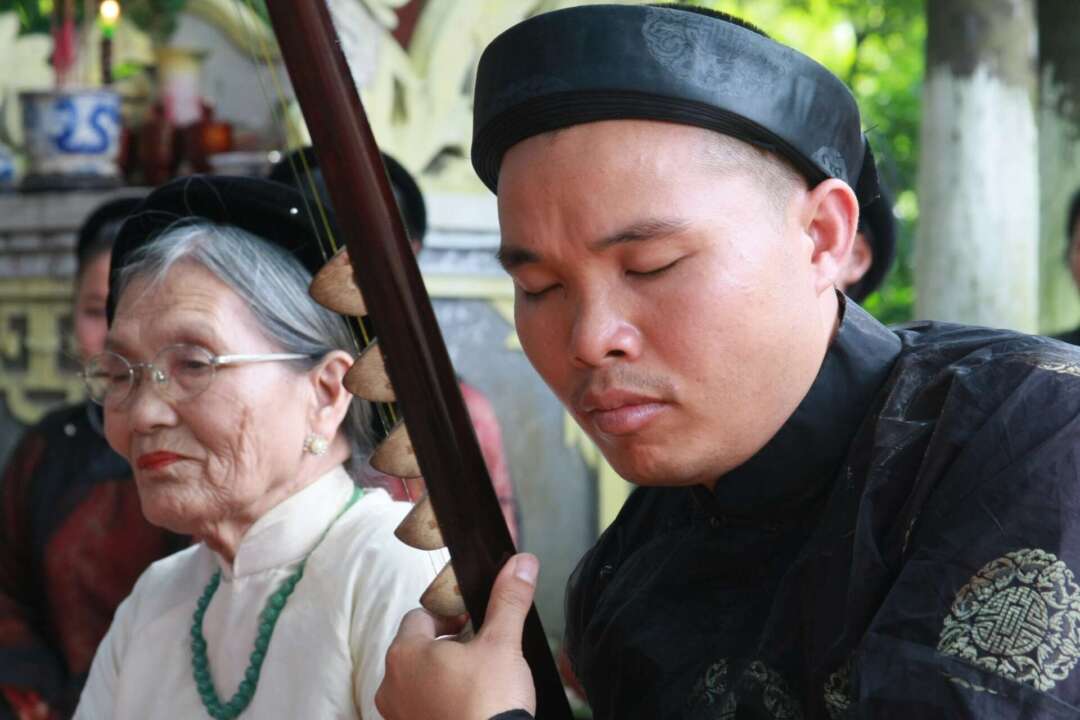 「歌籌」是越南北部使用傳統越南詩歌形式填詞的一種形式複雜的詩歌表演。圖片來源：江之翠劇場Facebook專頁