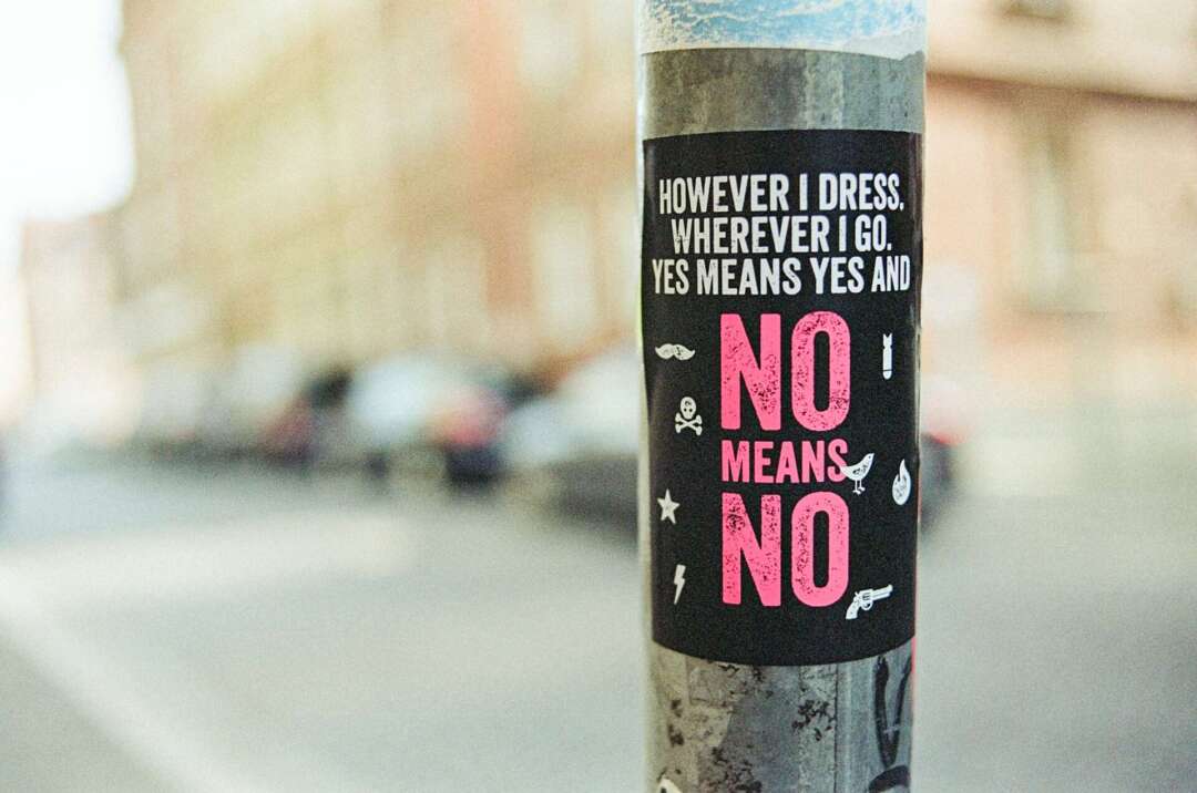 #MeToo運動帶出的重要訊息：身體自主權，在性關係上「NO」即是「NO」。圖片來源：Unsplash